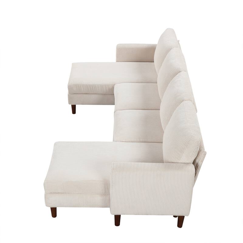 103" Versatile U-Shaped 4-Seat Sofa with 2 Chaises