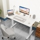 preview thumbnail 2 of 38, Standing Desk Adjustable Height, Electric Sit Stand up Desk for Home Office, Modern Rising Work Table for Computer,Workstation