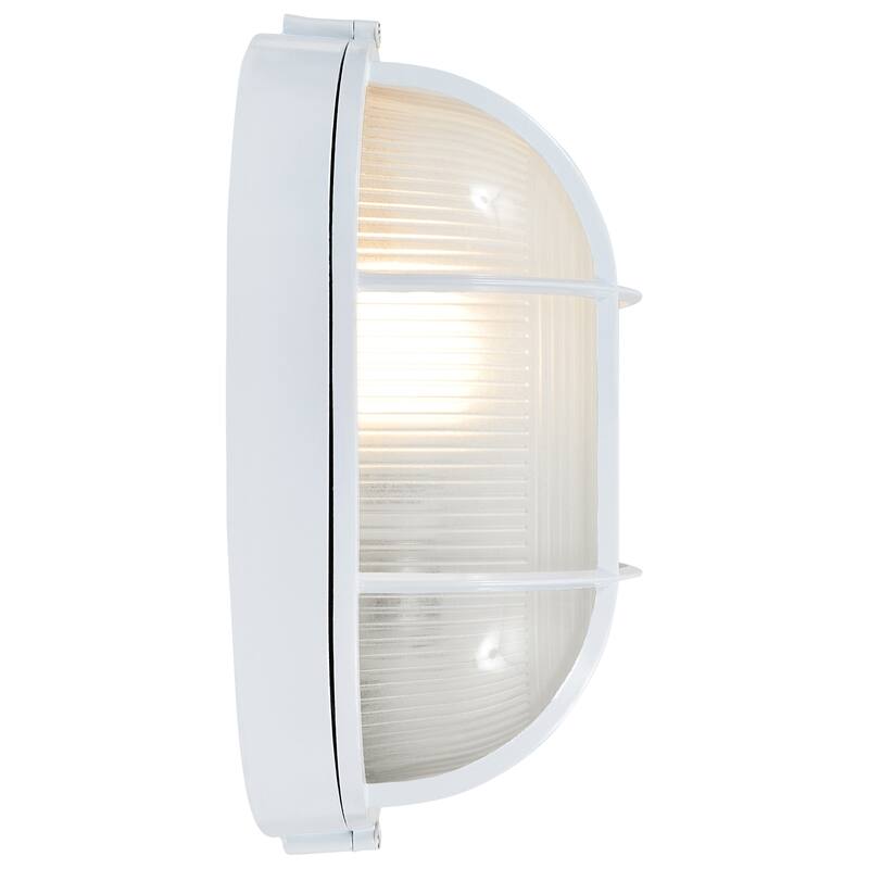 Access Lighting Nauticus Dual Mount - Wet Location Bulkhead - Frosted Glass Shade - Replaceable LED