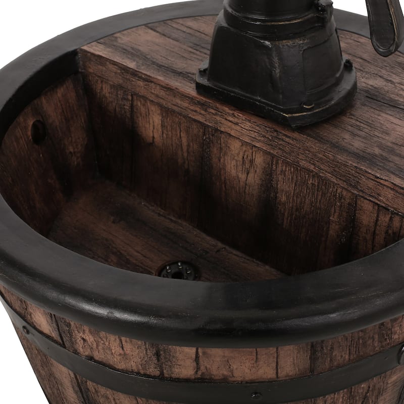 Beaver Outdoor Outdoor Water Pump Fountain by Christopher Knight Home