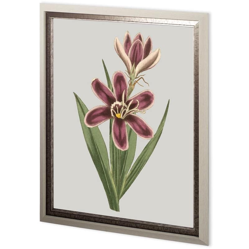 Custom Floral Gems III Framed Art Print