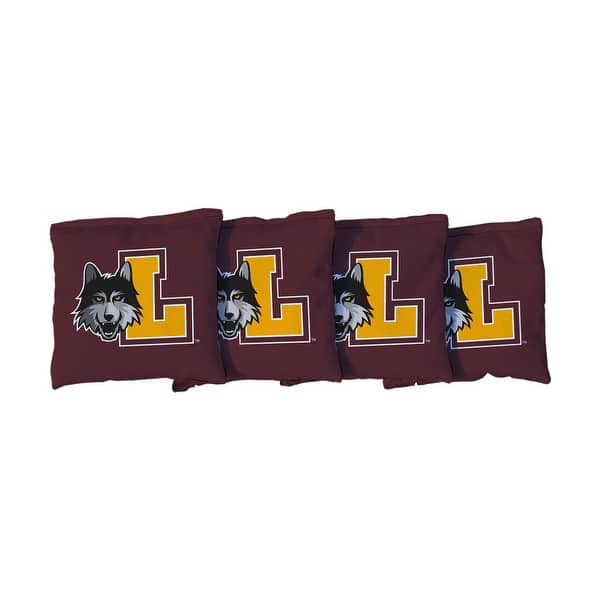 slide 2 of 3, Loyola Chicago LUC Ramblers Red Cornhole Bags All-Weather Resin Filled