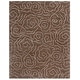 preview thumbnail 32 of 61, SAFAVIEH Handmade Soho Aloisa Roses N.Z. Wool Rug 7'6" x 9'6" - Brown/Ivory - Rectangle