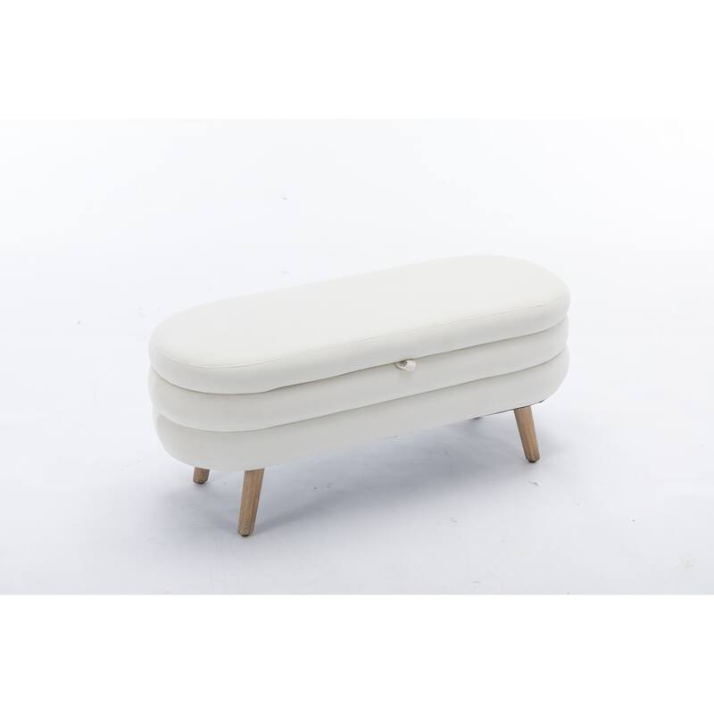 Storage Bench Bedroom Bench With Wood Legs