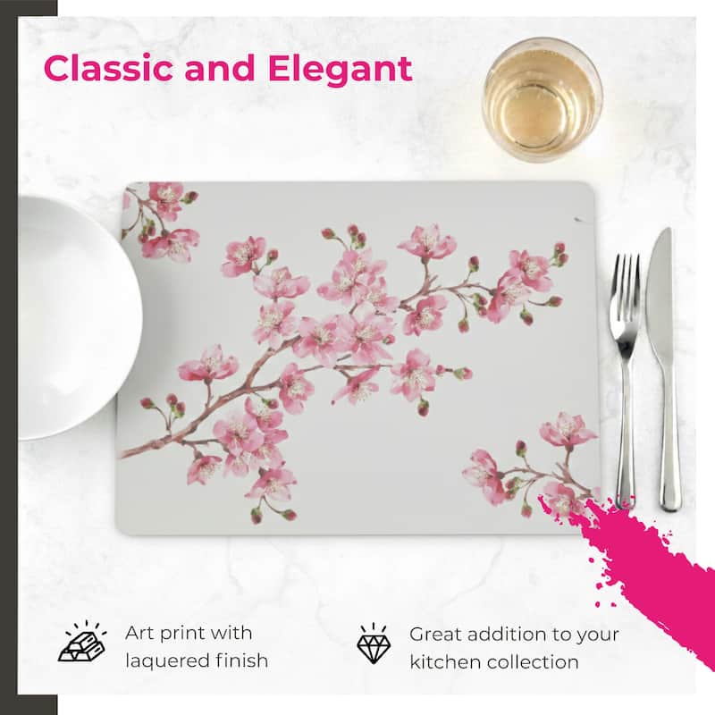Portmeirion Pink Blossom Placemats, Set of 4