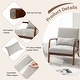preview thumbnail 17 of 15, Costway 1PC/2PCS Modern Accent Chair Leisure Armchair with Rubber Wood - See Details