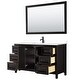 preview thumbnail 60 of 71, Daria 60 Inch Single Vanity, Cultured Marble Top, 58 Inch Mirror