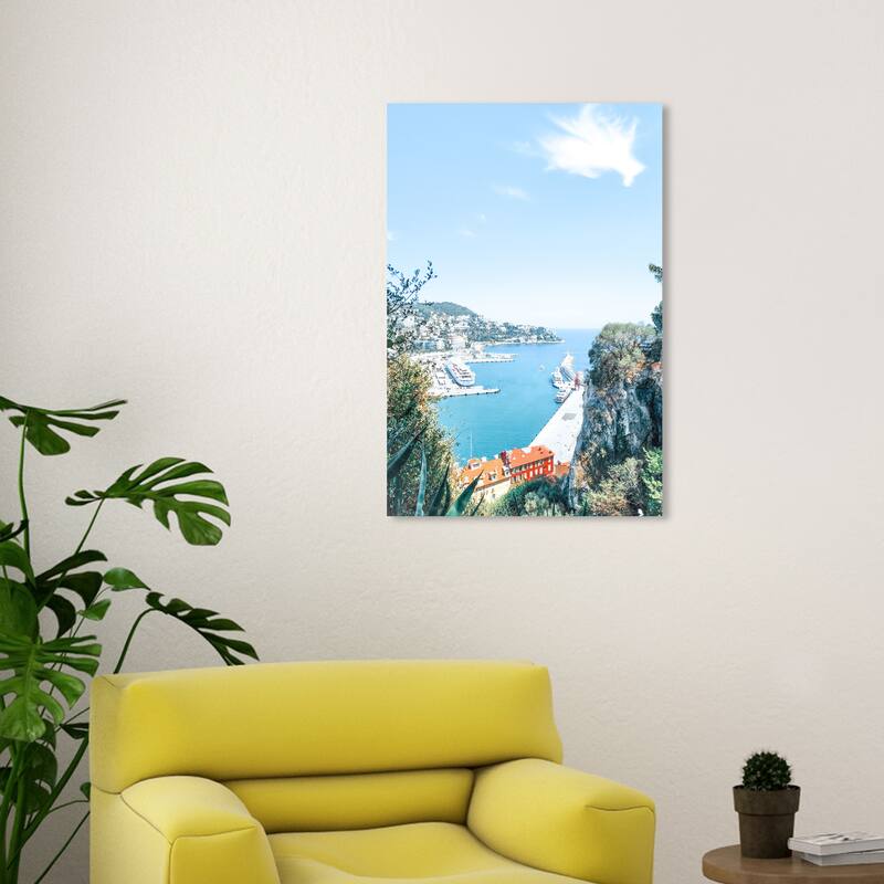 Wynwood Studio Fashion and Glam Nice France II Blue and Nautical & Coastal Wall Art Canvas Print - 30 x 20