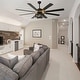 preview thumbnail 14 of 20, Chichoice 65" Industrial Caged Ceiling Fan with Light and Remote, 6-Speed DC Motor Large Ceiling Fan