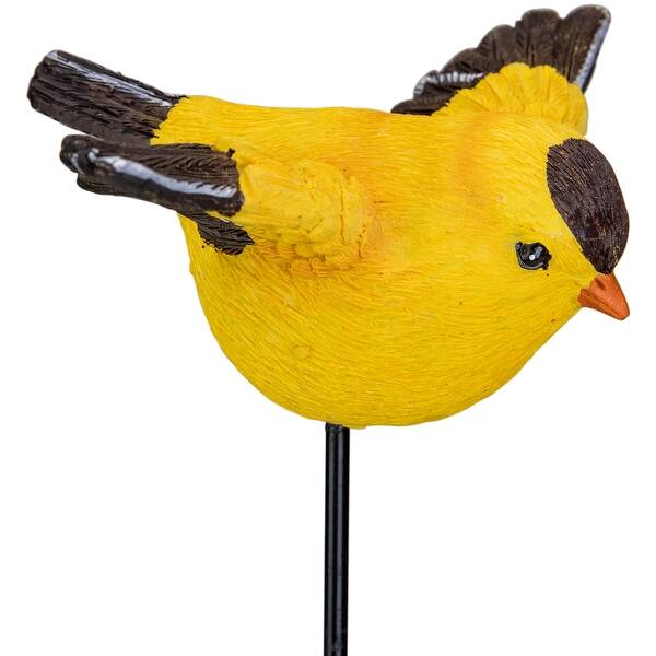 21 5 Yellow And Black Flying Bird Garden Pick Overstock 21 5 Yellow And Black Flying Bird Garden Pick Overstock