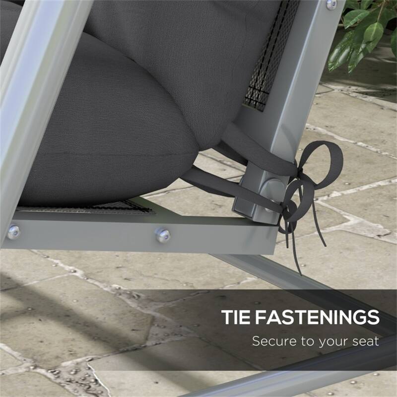 4 Piece Tufted Bench Cushion Set Seat Back and Pillows Polyester Indoor Outdoor 59 Inch Bench - 59" L x 19.75" W x 4" H