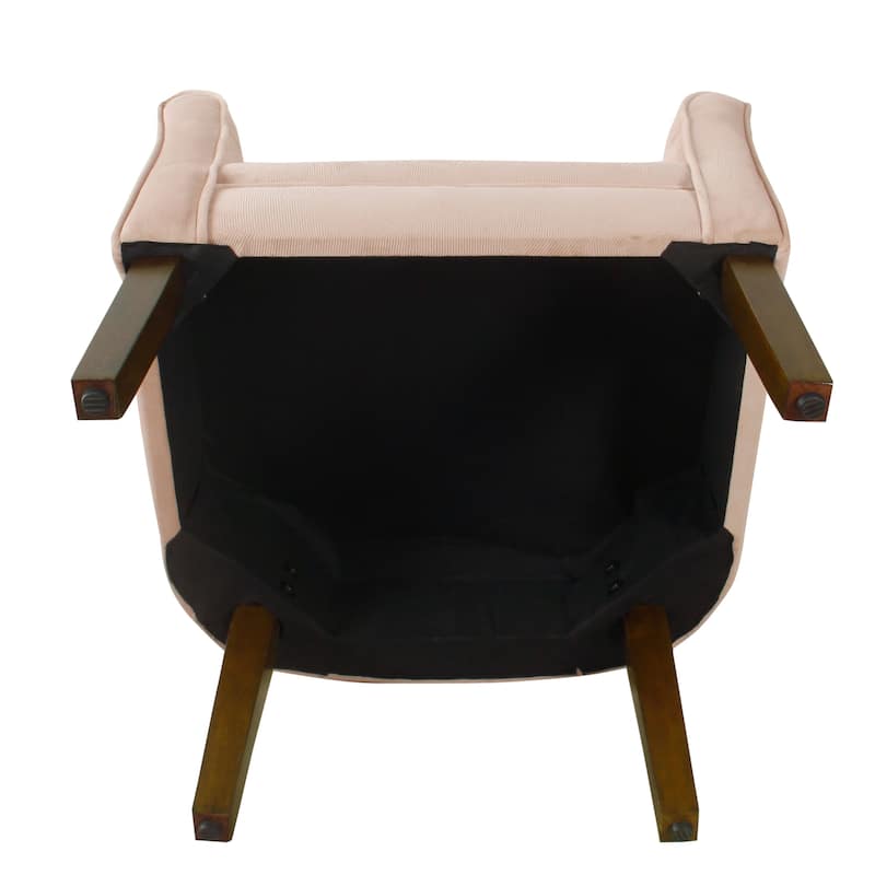 Porch & Den Kingswell Upholstered Barrel Accent Chair