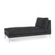 preview thumbnail 2 of 31, Beamon Contemporary Fabric Chaise Lounge by Christopher Knight Home - 69.00" L x 29.00" W x 30.00" H