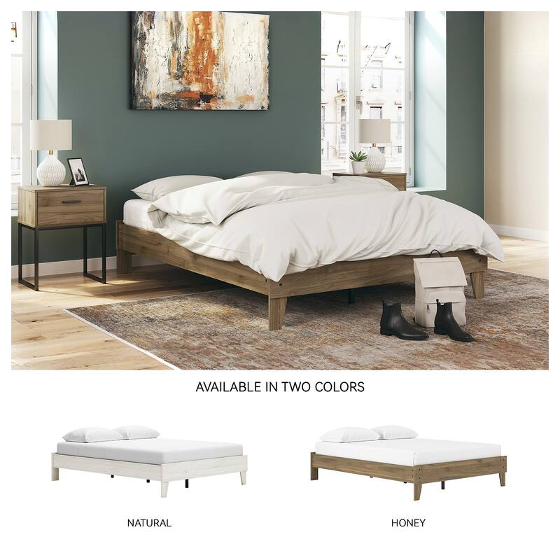 Signature Design by Ashley Deanlow Honey Platform Bed
