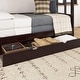 preview thumbnail 9 of 8, DHP Rhodes Extendable Twin-over-Twin/King Bunk Bed with Storage Drawer, Brown