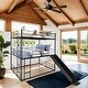 preview thumbnail 1 of 6, Stylish & Simple Twin Size House Loft Bed with Slide and Ladder, Safety Ensured & Friendly Design, Maximized Space, Black Black