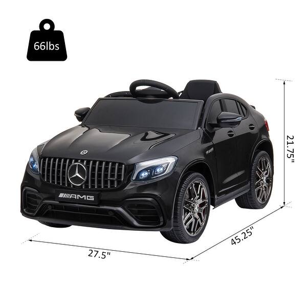 12V Mercedes Benz GLC63S Ride-On for Kids with USB, TF Slot, Remote Control
