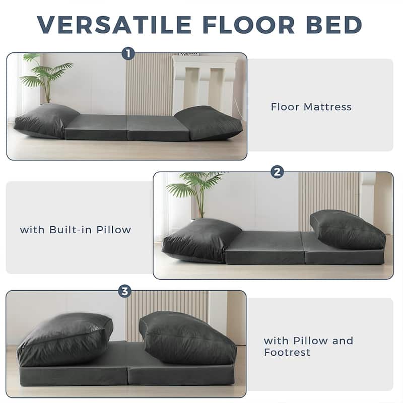 Bean Bag Bed Folding Sofa Bed Floor Mattress