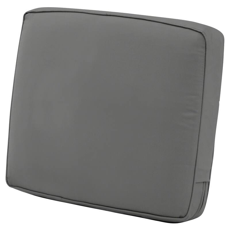 Montlake FadeSafe Patio Lounge Back Cushion - 21"L x 4"W x 20"H