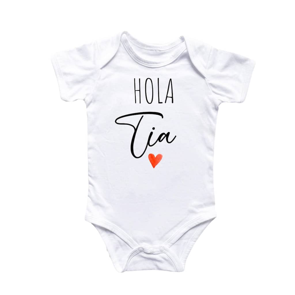 Tia Aunt Reveal - Baby Boy Girl Clothes Infant Bodysuit Funny Cute Newborn
