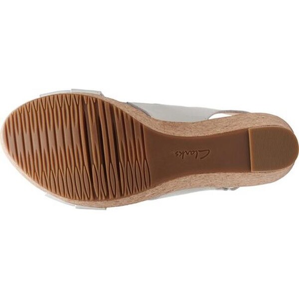 clarks women's annadel ivory wedge sandal