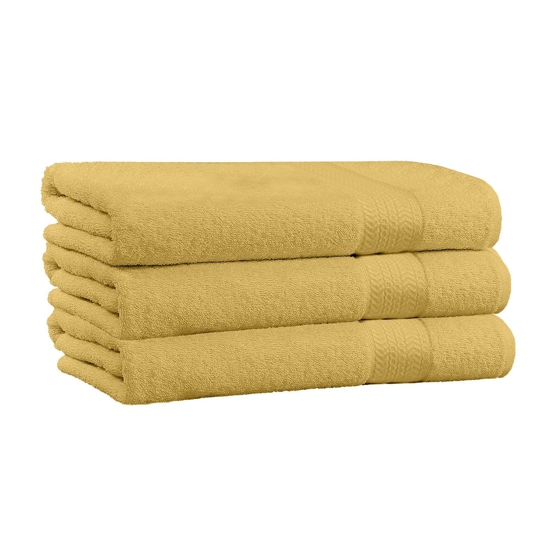 Set of 3 Super Soft & High Quality Bath Towels 54" L x 27" W