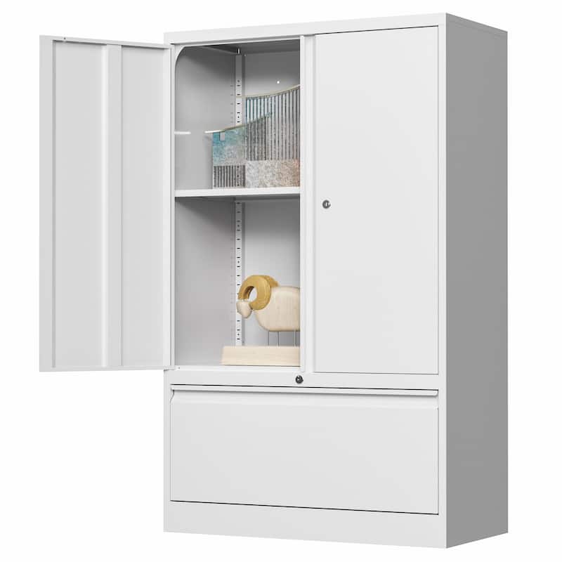 Modern File Cabinets for Home Office with Drawers - N/A