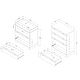 preview thumbnail 10 of 8, South Shore Reevo Changing Table and 4-Drawer Chest Set