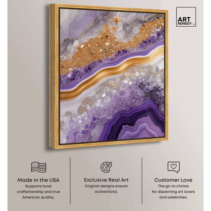 Gemstone Labyrinth II Canvas by Art Remedy