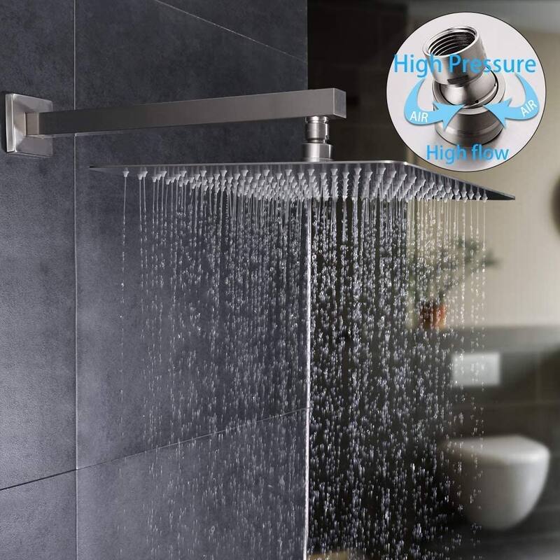 10 inch Wall-Mounted Square Completed Shower System
