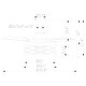 preview thumbnail 8 of 10, 36-inch Retractable 3-Blade Modern Metal Chandelier Ceiling Fan with Remote