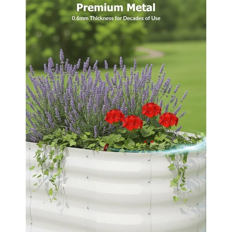 Outdoor Galvanized Raised Garden Beds