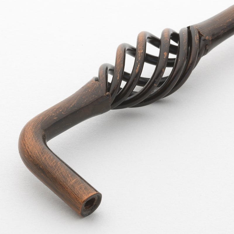 GlideRite 3-inch Screw Center Twisted Birdcage Cabinet Hardware Pull - Rustic Bronze (Pack of 25)