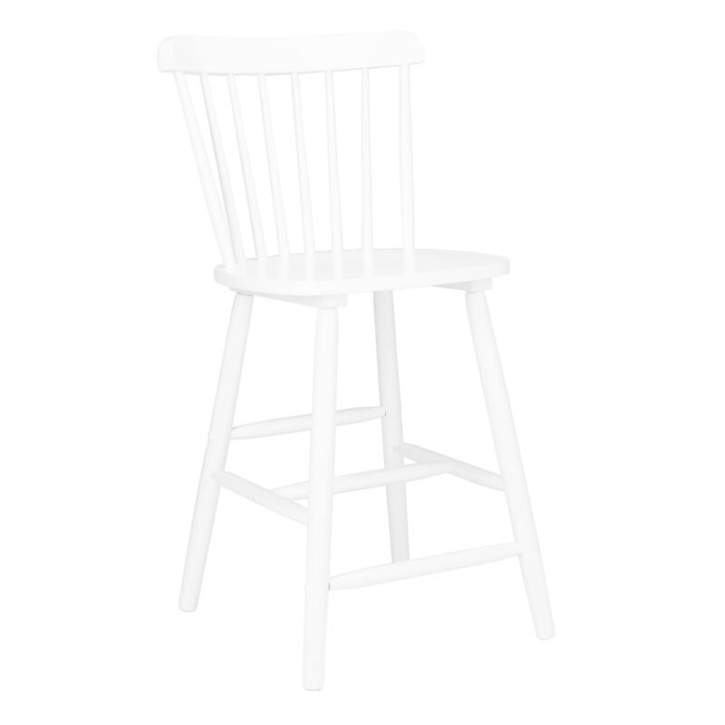 SAFAVIEH Arra 24-inch Spindle Farmhouse Counter Stool (Set of 2) - 19.9" x 20.1" x 43.1" - 20"W x 20"D x 38"H