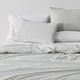 100% Pima Cotton Percale Duvet Cover Set - Full/Queen Size, Breathable & Soft Bedding