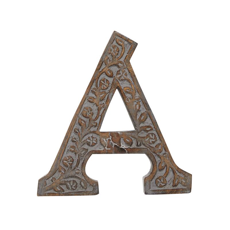 Wood Traditional Decorative Sign (Set of 6) - S/6 8"H