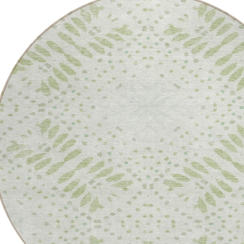HomeRoots Floral Transitional Rectangle Outdoor Rug