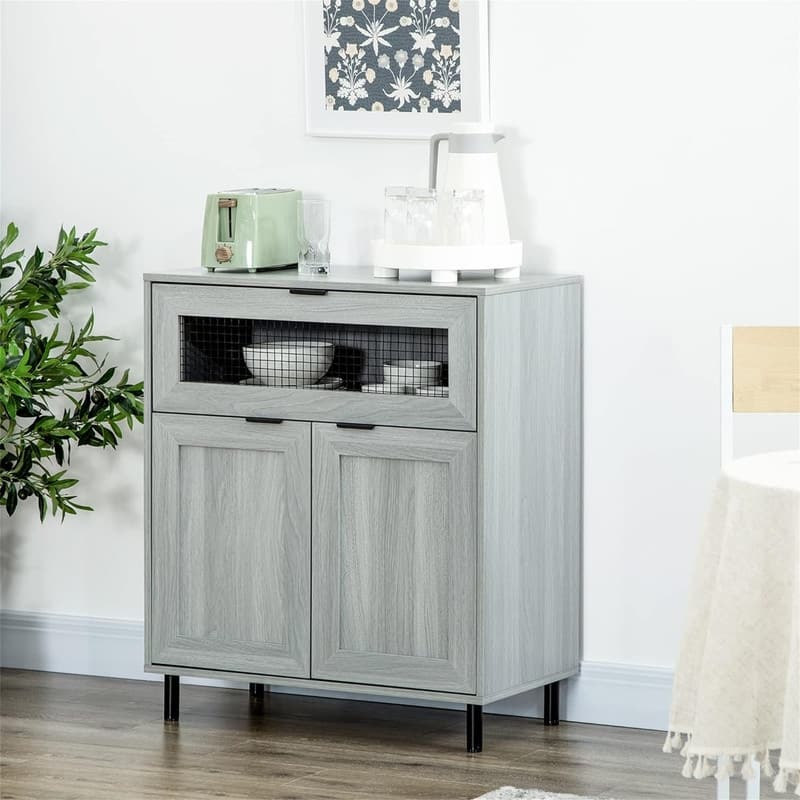Sideboard Buffet Cabinet - 15.75"D x 30"W x 35"H
