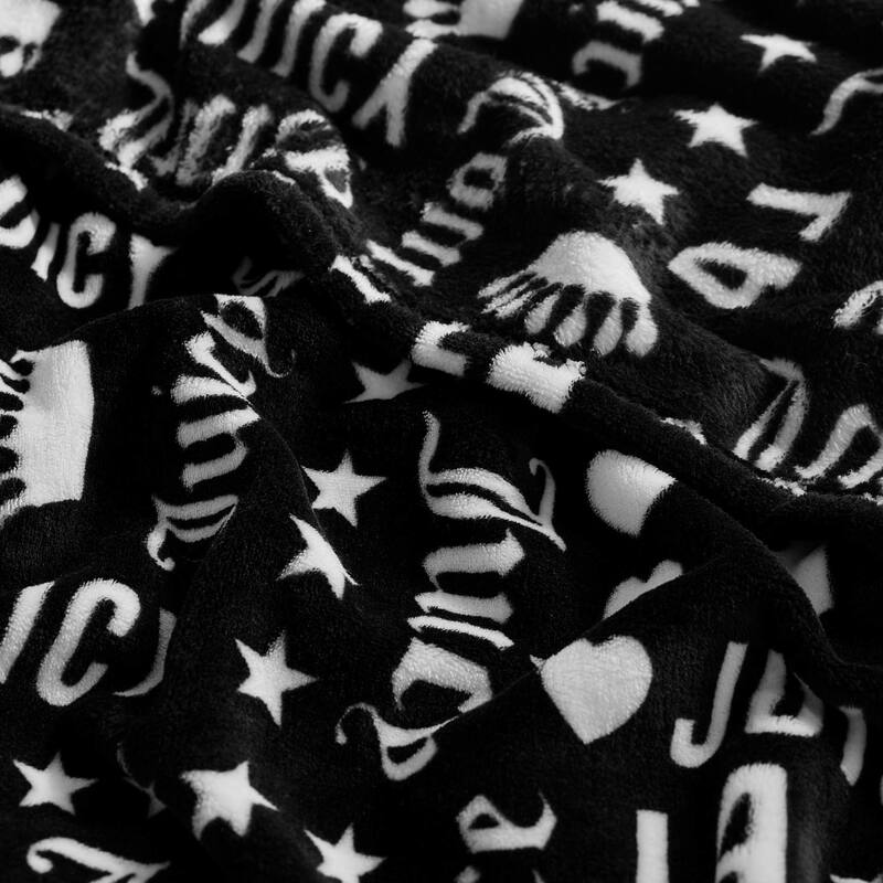 Juicy Couture Juicy Words 50" x 70" Plush Throw