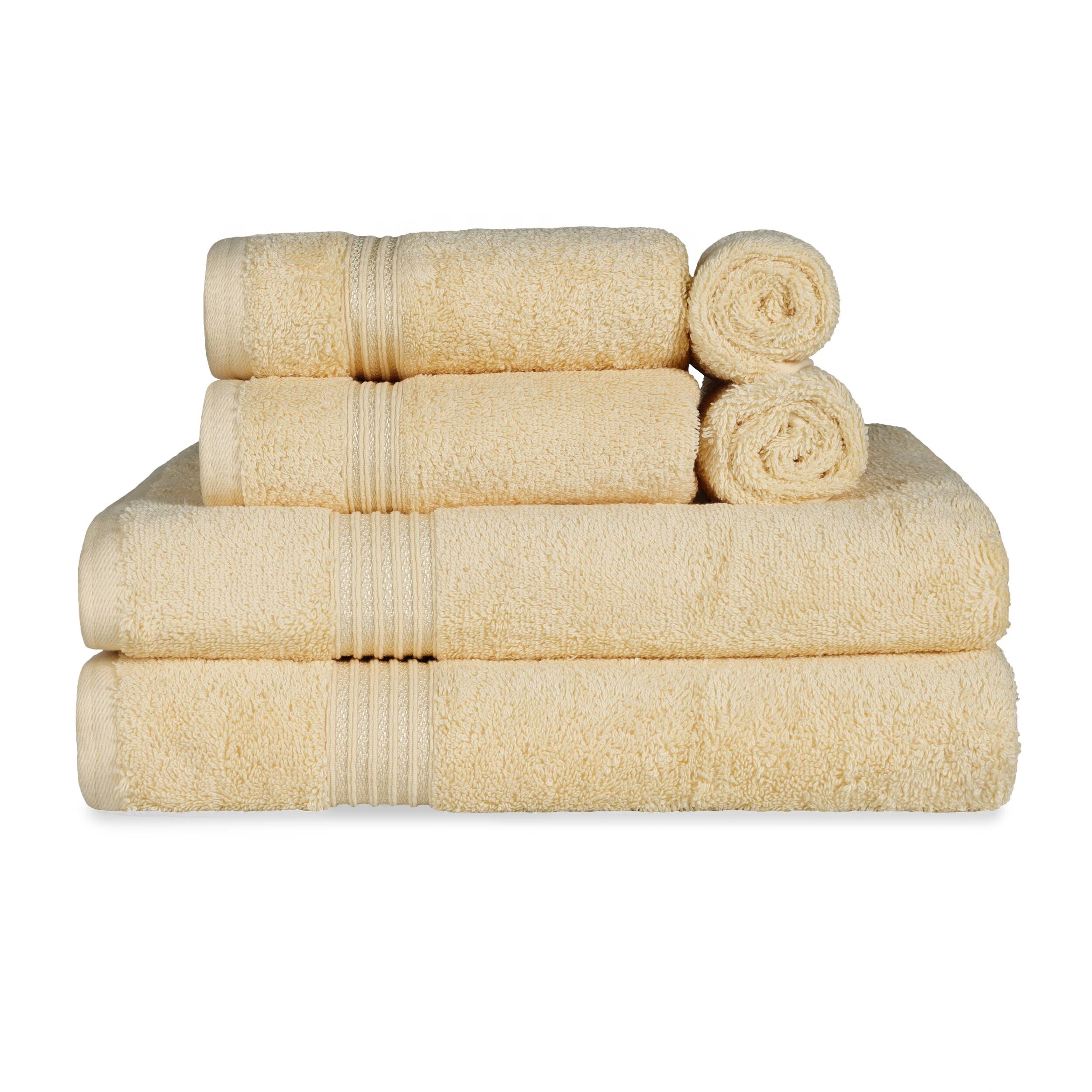 Superior Heritage Egyptian Cotton Absorbent 6-Piece Towel - Picture 7 of 70