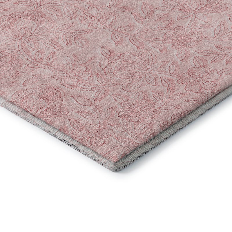 Premium Washable Super Soft Muted Floral Mayfield Rug