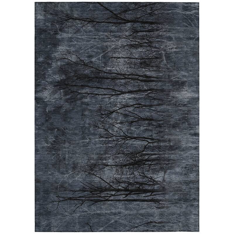 HomeRoots Floral Transitional Rectangle Outdoor Rug