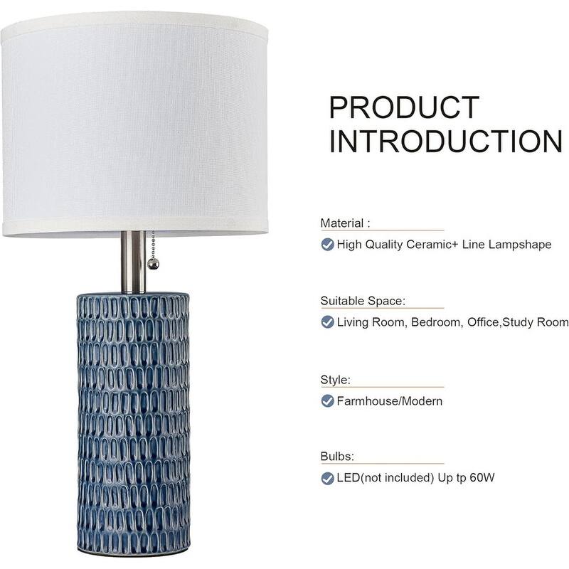 Table Lamps for Living Room Set of 2