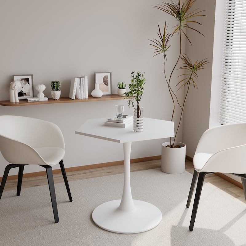 31.50"Modern Octagonal Dining Coffee Table for Kitchen Living Room