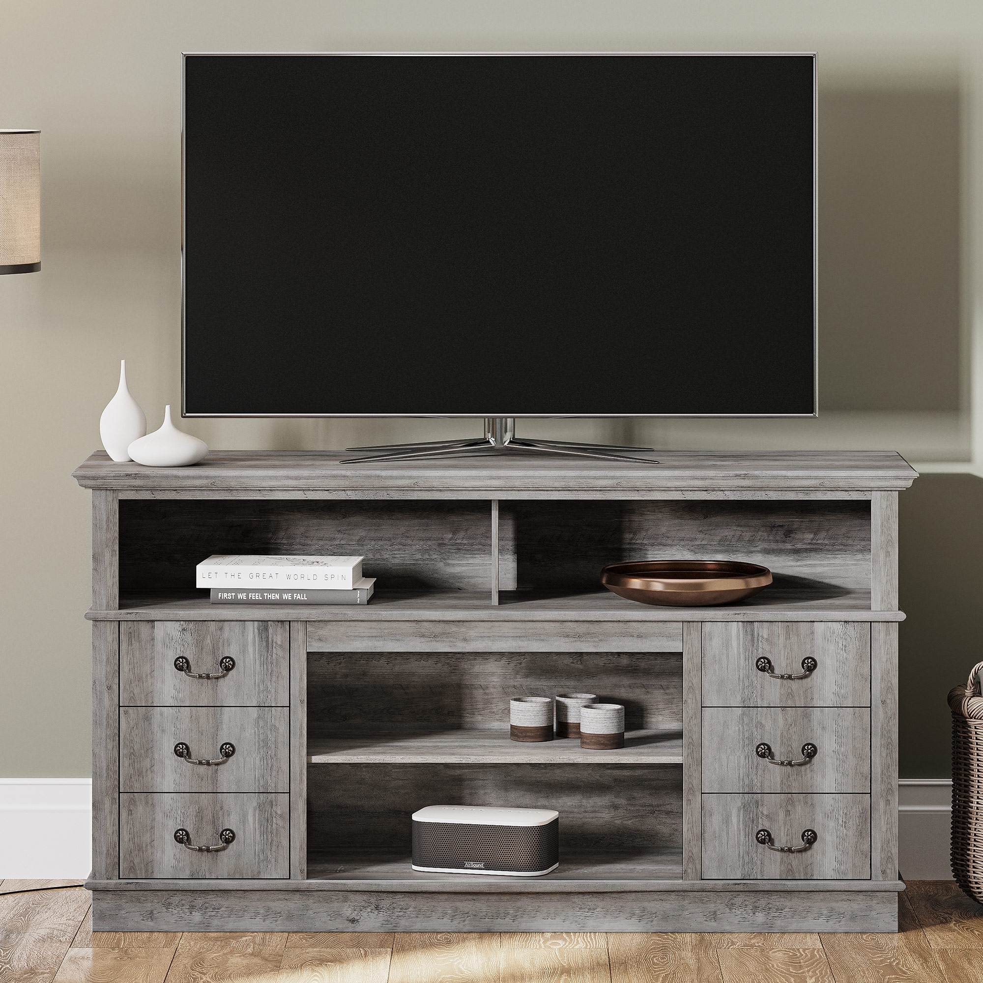 Stoneford outlet corner bookcase