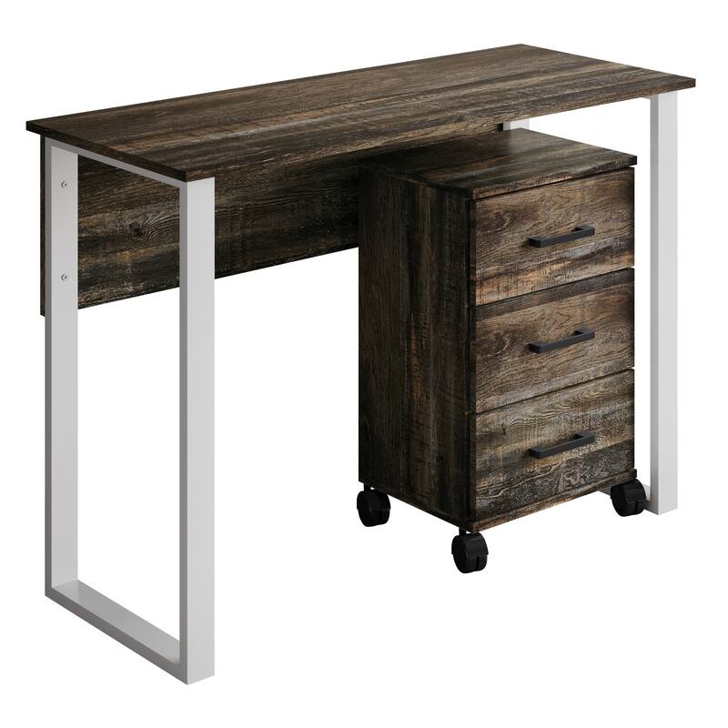 CraftPorch Luxury Writing Table with Drawer Cabinet