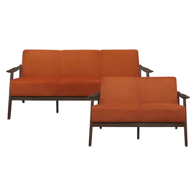 Parlier 2-Piece Velvet Sofa Set