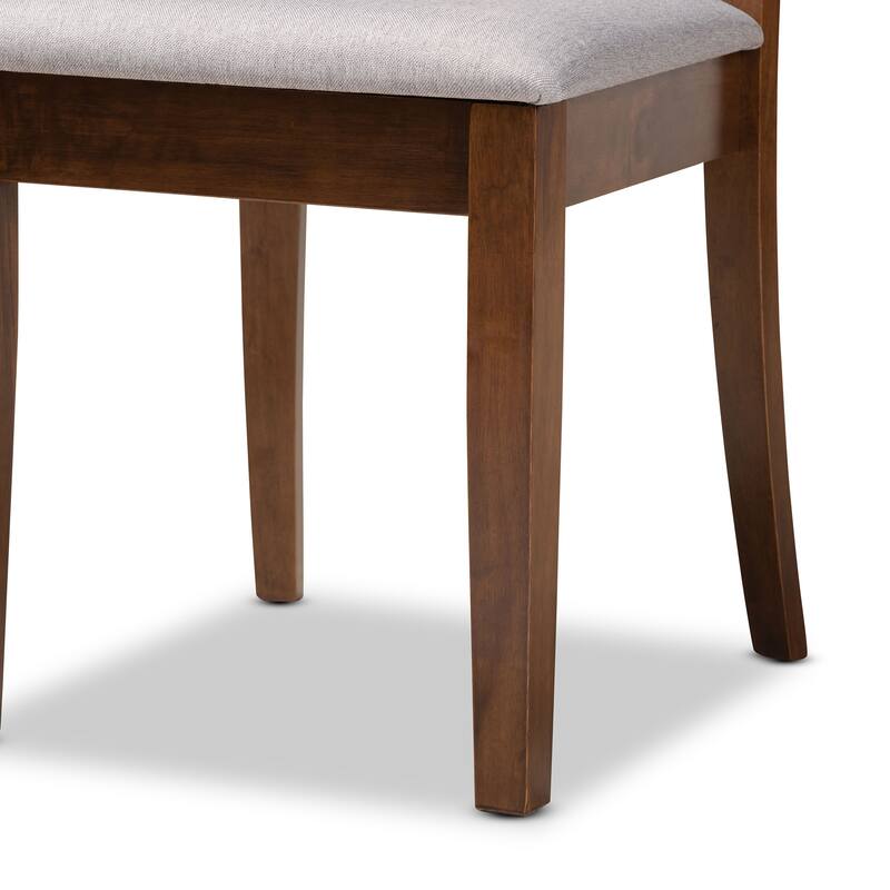 Minette Modern and Contemporary 2-Piece Dining Chair Set