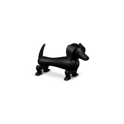 Kay Bojesen Dog, Dark Stained Oak, Small - H: 4.3"