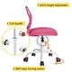 preview thumbnail 36 of 54, HomyLin Armless Home Office Task Chair Kids Desk Chair Mid-Back